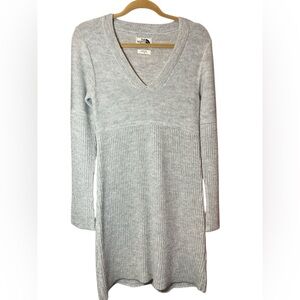 The North Face Gray Saguaro Alpaca Wool Blend Sweater Dress Size S Normcore Cozy